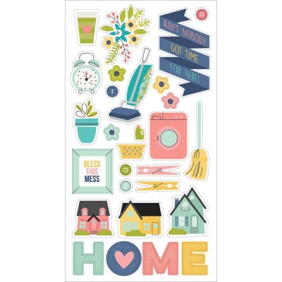 Stickers chipboards - Domestic Bliss