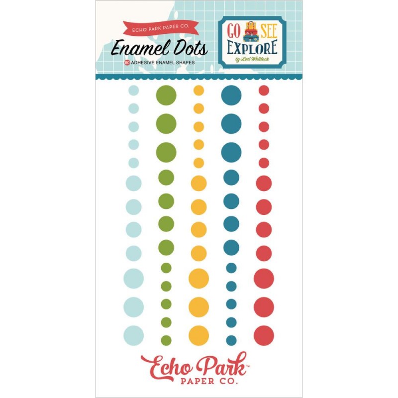 Enamel Dots - Go, See, Explore