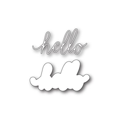 Die Poppystamps - Little (ombre) Hello