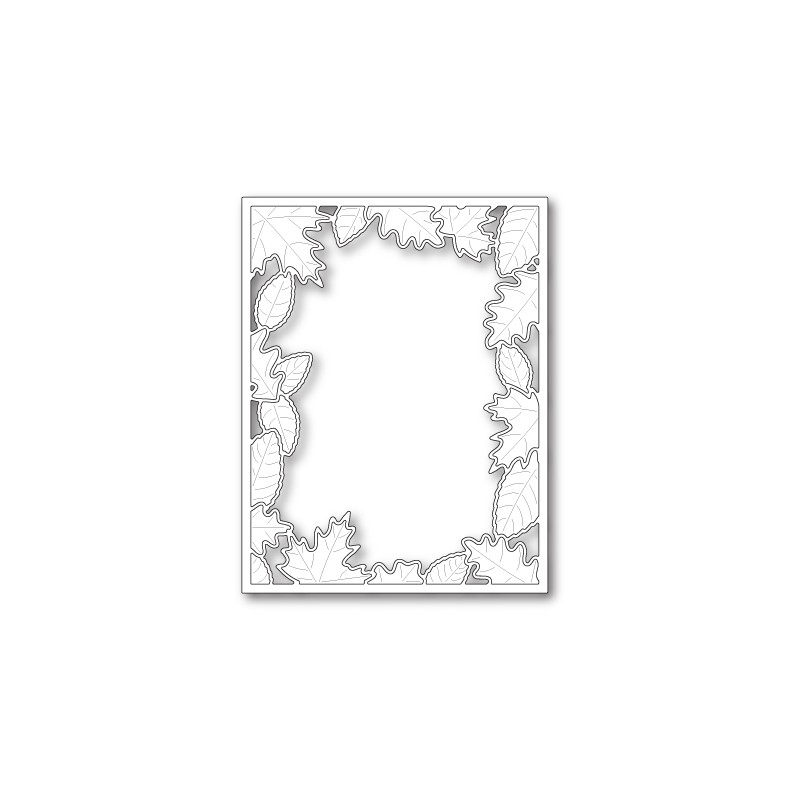 Die Poppystamps - Brilliant Leaf Frame