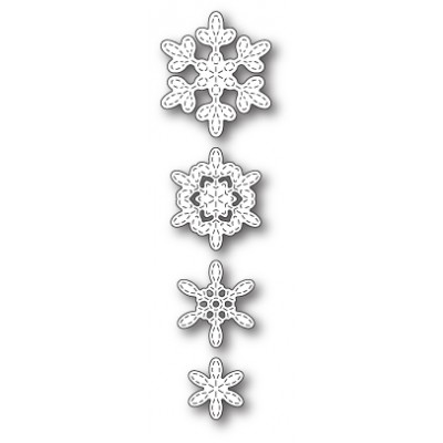 Die Poppystamps - Stitched Evangeline Snowflakes