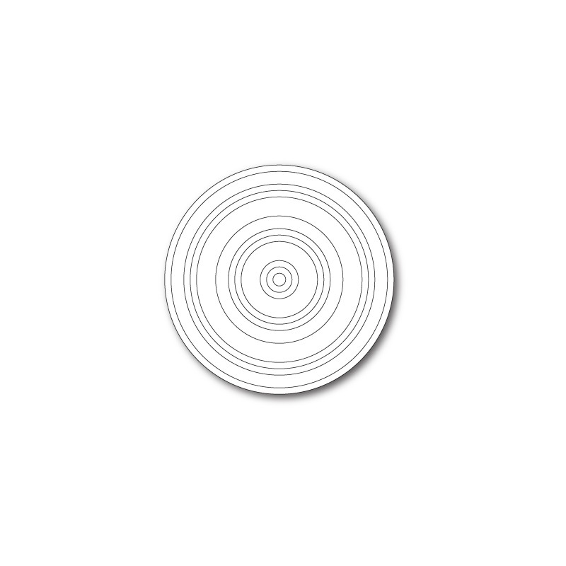 Die Poppystamps - Concentric Rings