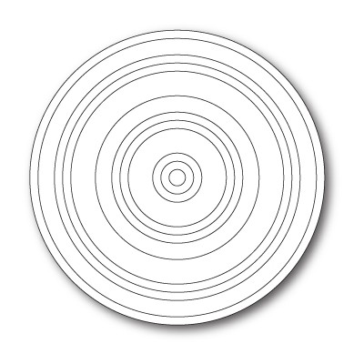 Die Poppystamps - Concentric Rings