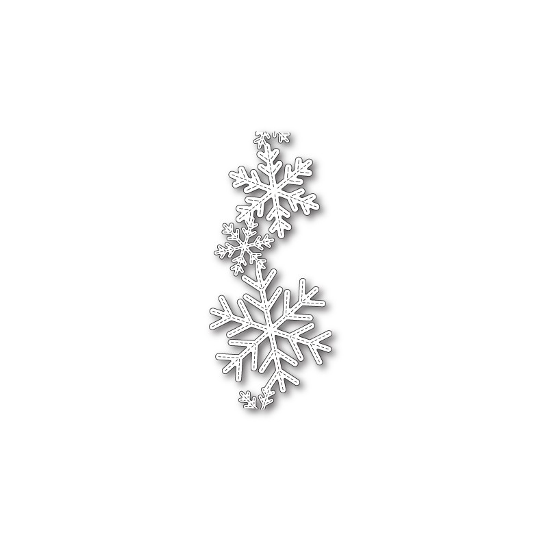 Die Poppystamps - Stitched Alpine Snowflake Band