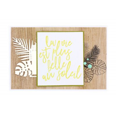 Tampon bois Florilèges - Capsules 2017 - La vie au soleil