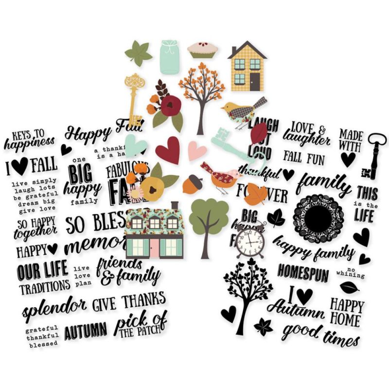 Stickers Simple Stories - Vintage Blessings - Clear