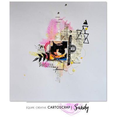 Tampons CartoScrap - La Vie est Belle