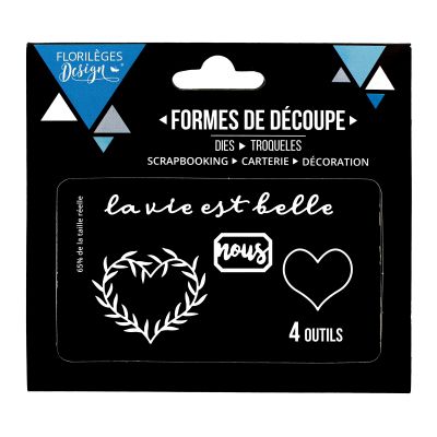 Dies Sweety Cuts - Coeurs à feuillages