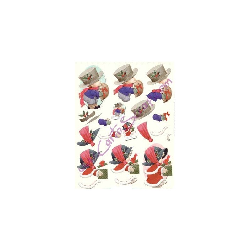 Image Carterie 3D - Un présent pour Noël