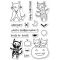 Tampons transparents Poppystamps - Halloween Costume Cats