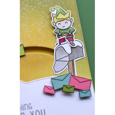 Tampons transparents Memory Box - Open Studio - Christmas Elves