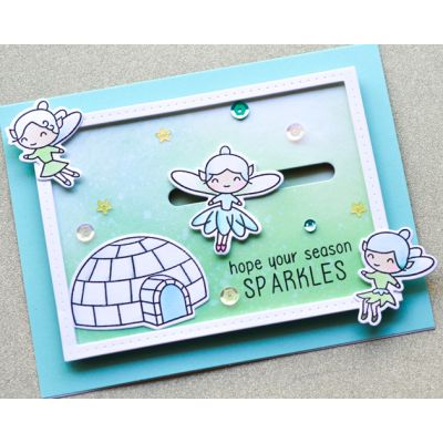 Tampons transparents Poppystamps - Wintertime Fairies