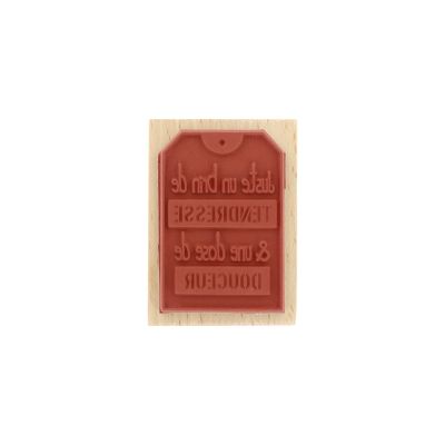 Tampon bois Florilèges - Graphic Love - Juste un brin