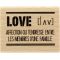 Tampon bois Florilèges - Graphic Love - Love définition