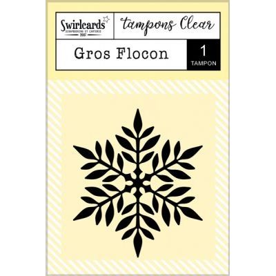 Tampon transparent Swirlcards - Gros Flocon