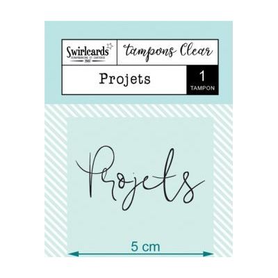 Tampon transparent Swirlcards - Projets