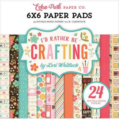 Mini Pack 15x15 - Echo Park - I'D rather be crafting