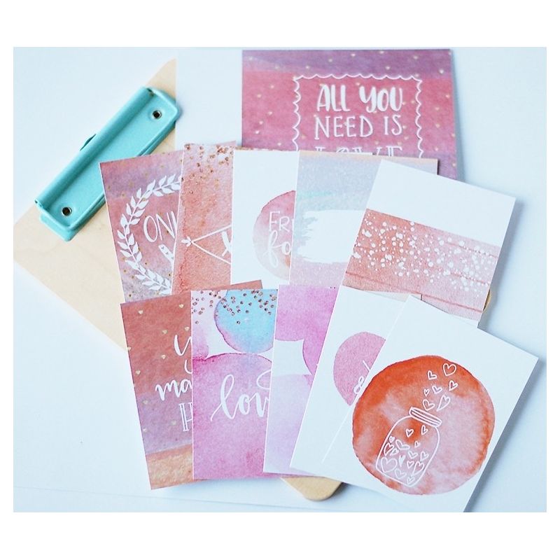 Cartes journaling - Studio FORTY - Aqualove