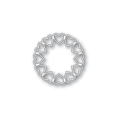 Die Poppystamps - Fancy Heart Ring