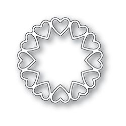 Die Poppystamps - Fancy Heart Ring