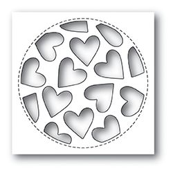 Die Poppystamps - Tumbled Heart Collage