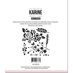 Pochoir Les Ateliers de Karine - Sweet Flowers