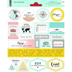 Stickers Cartoscrap - Explorer le Monde