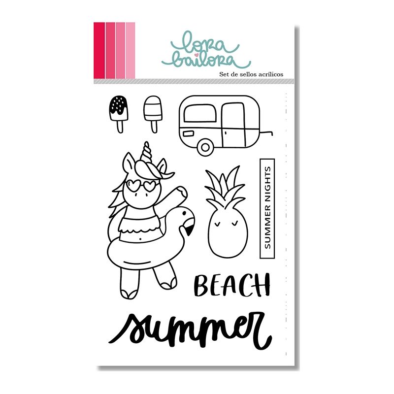 Tampons clear Lora Bailora - Summer