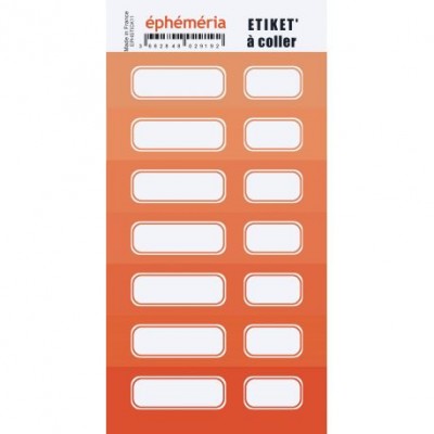 Stickers Ephemeria - 7 nuances d'orange