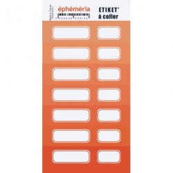Stickers Ephemeria - 7 nuances d'orange