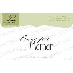 Tampon transparent Lesia Zgharda - Bonne Fête Maman