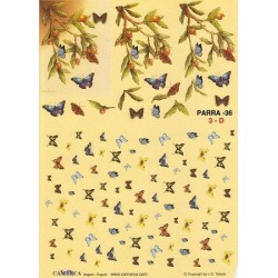 Image Carterie 3D - Papillons