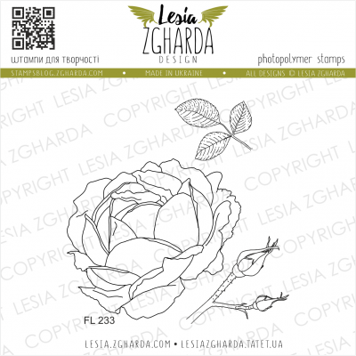 Tampons transparent Lesia Zgharda - Lovely Roses