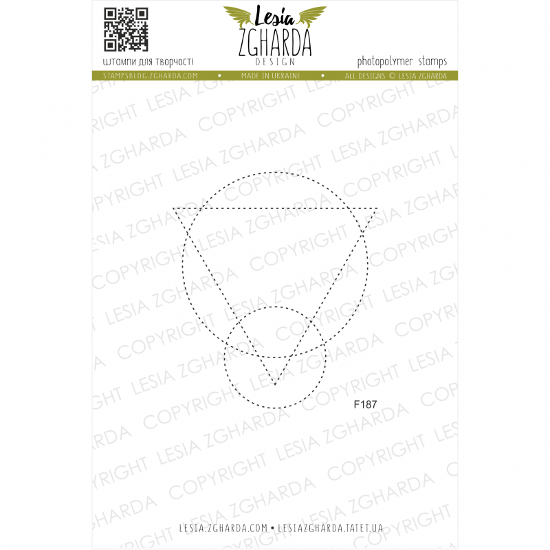 Tampon transparent Lesia Zgharda - Geometry