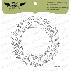 Tampon transparent Lesia Zgharda - Wreath of Feathers