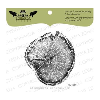 Tampon transparent Lesia Zgharda - The cut wood (larger)