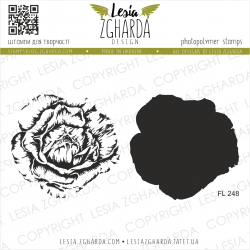 Tampons transparent Lesia Zgharda - Lush Rose