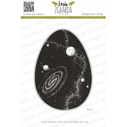 Tampon transparent Lesia Zgharda - Universe (oval)