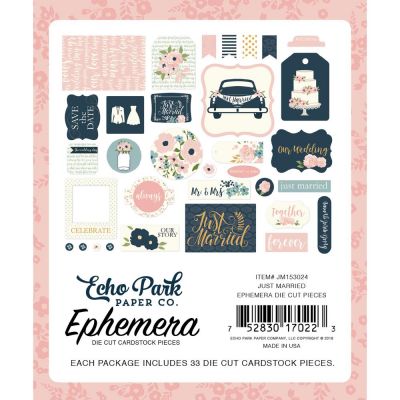 Die-cuts Ephemera Just Married