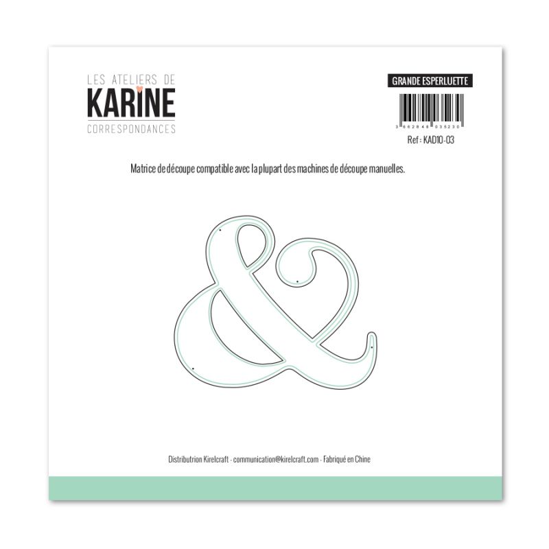 Die Les Ateliers de Karine - Collection Correspondances - Grande Esperluette