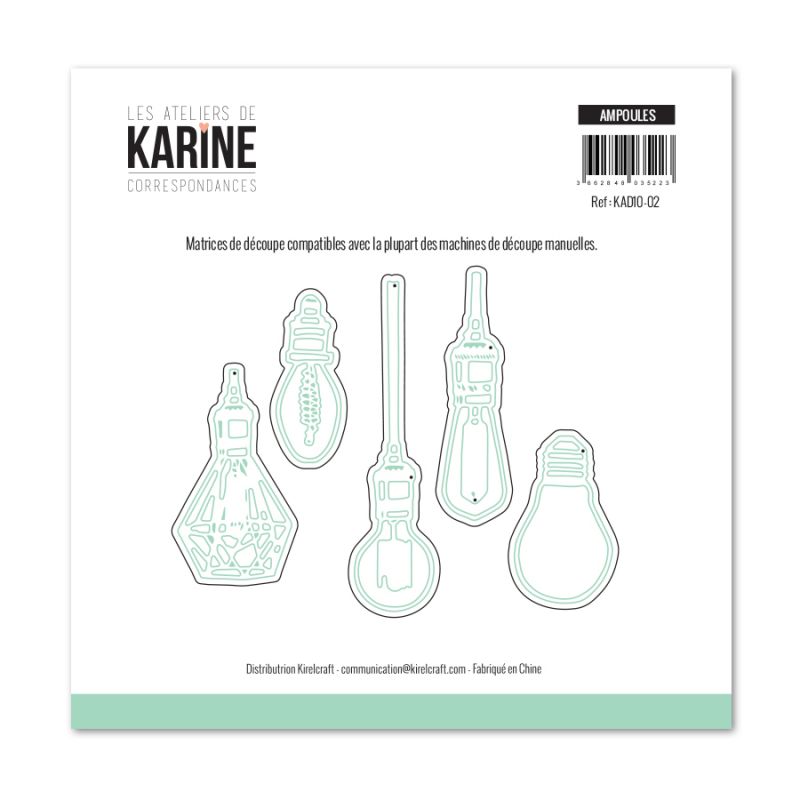 Die Les Ateliers de Karine - Collection Correspondances - Ampoules