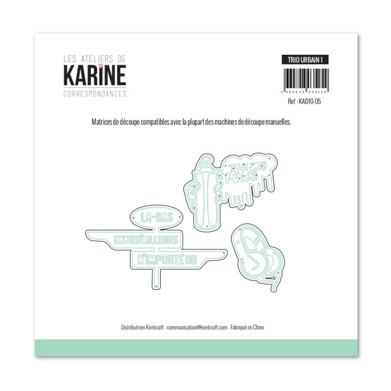 Die Les Ateliers de Karine - Collection Correspondances - Trio Urbain 1