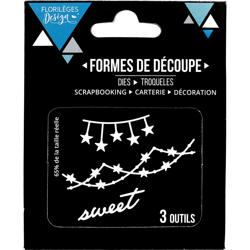 Dies Sweety Cuts - Capsules 2018 - Guirlande d'étoiles