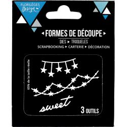 Dies Sweety Cuts - Capsules 2018 - Guirlande d'étoiles