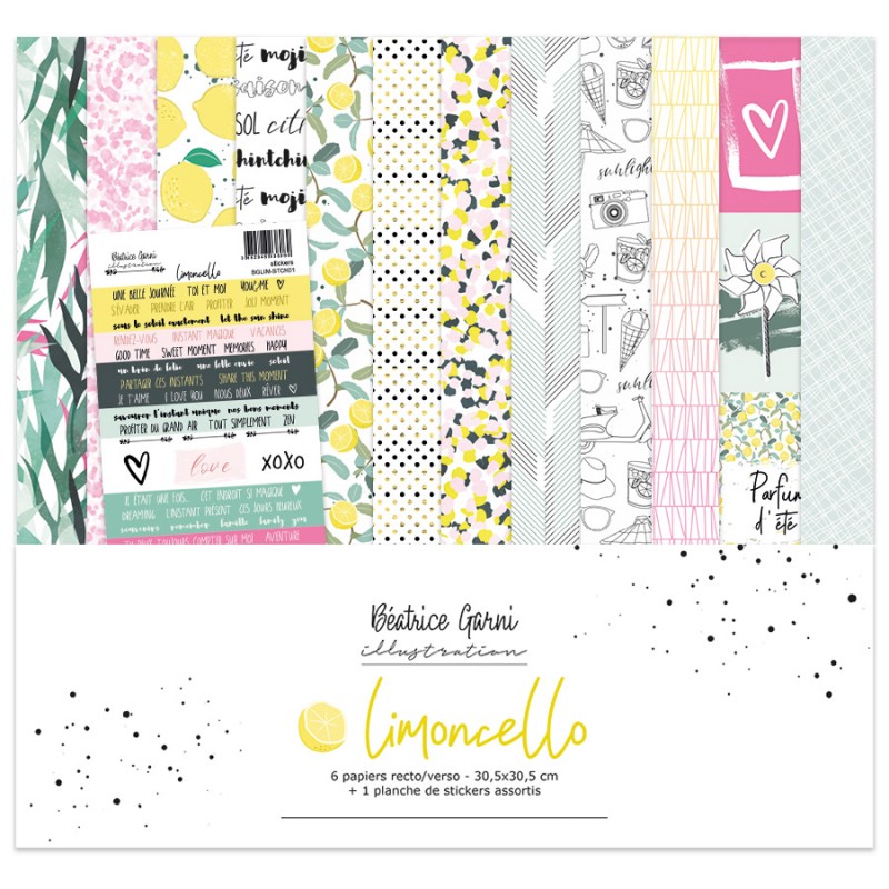 Pack 30x30 - Béatrice Garni Illustration - Limoncello