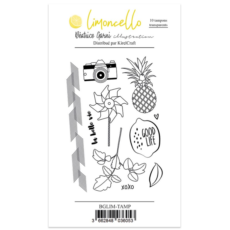 Tampons Béatrice Garni Illustration - Limoncello