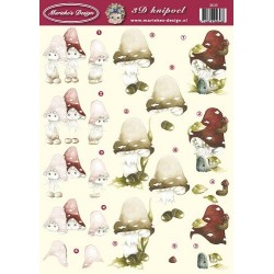 Image Carterie 3D - Maison champignon