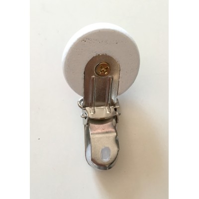 Pince clip bois Attache tétine - Tourbillon coloré