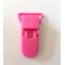 Pince clip plastique Attache tétine - Rose Fuchsia