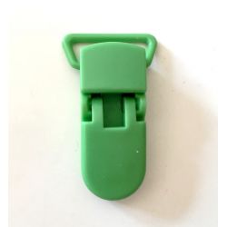 Pince clip plastique Attache tétine - Vert Foncé